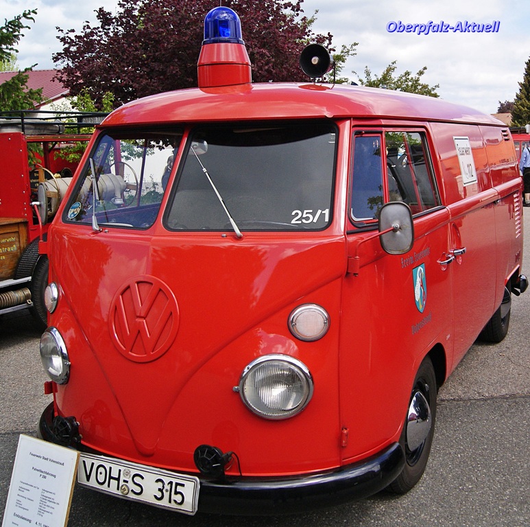 150. Geburtstag: Oldtimer-Löschfahrzeuge in Vohenstrauß
