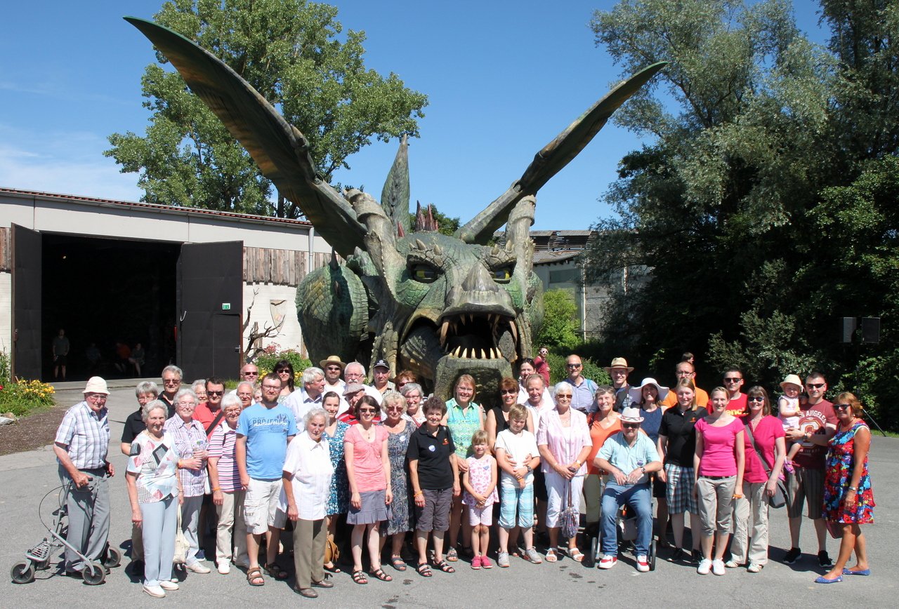 Kolpingsfamilie vom Further Drachen beeindruckt