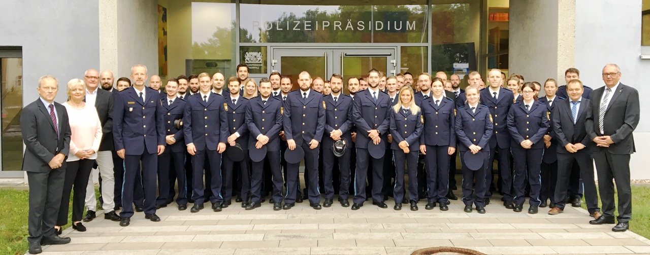 Neue Polizeibeamte in der Oberpfalz
