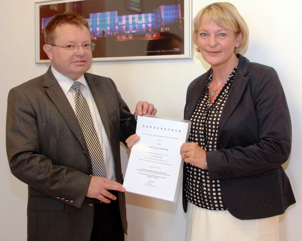 Schon 25 Jahre im Dienst: Prof. Dr. Andrea Klug