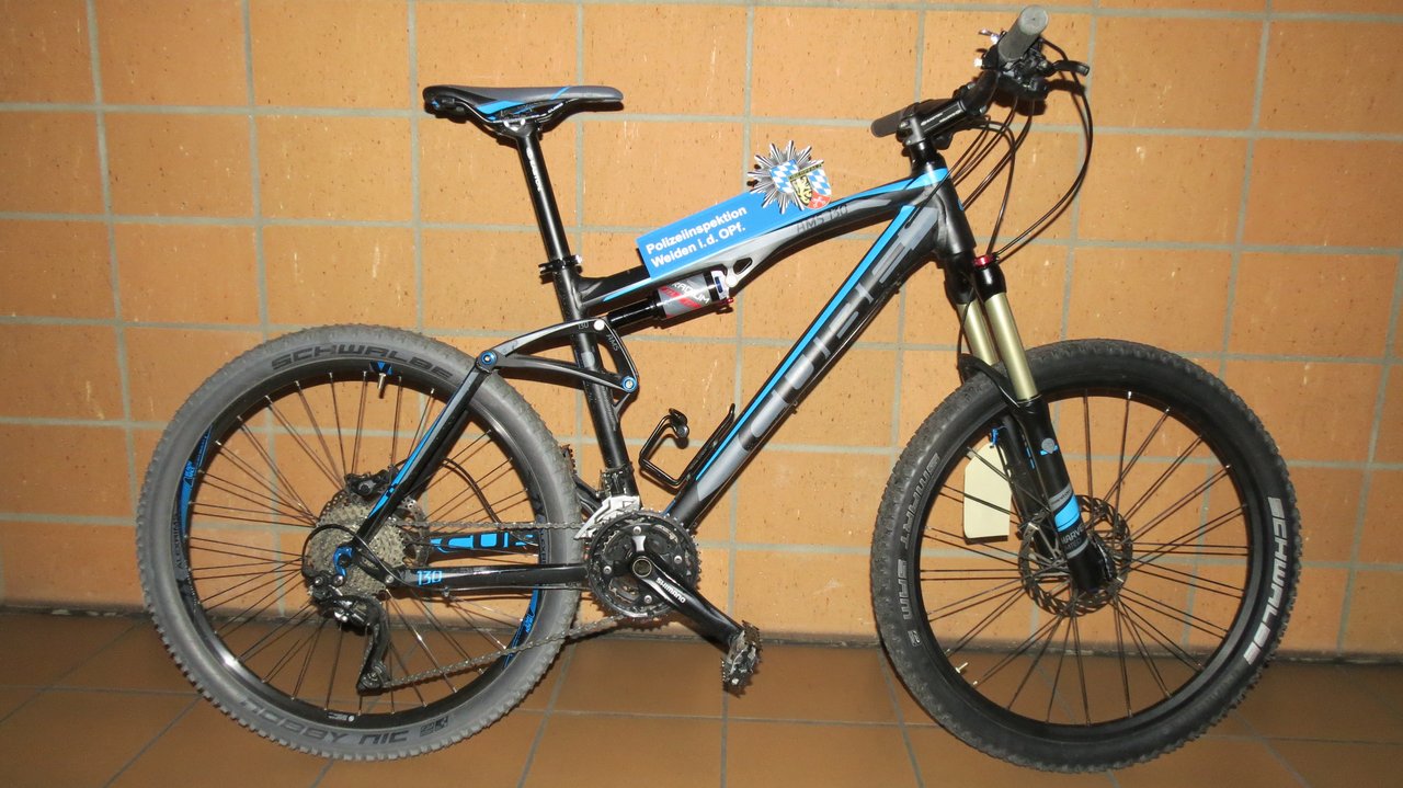 Rechtmäßiger Besitzer des Mountainbikes gesucht