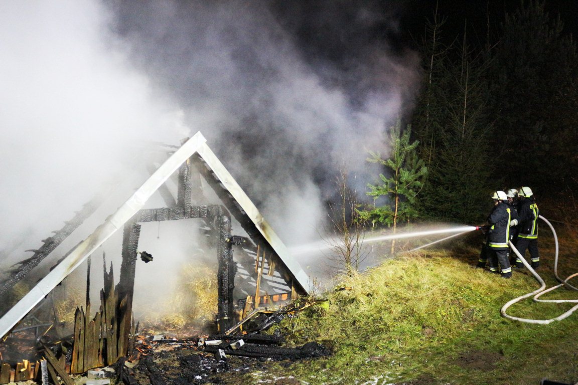 Scheunenbrand bei Georgenberg