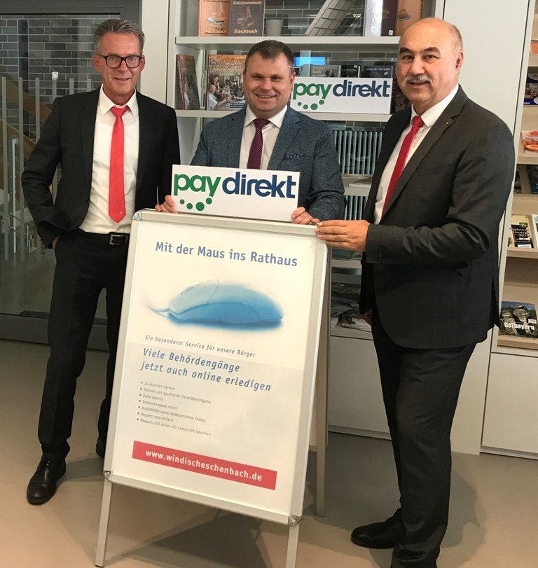 Mit paydirekt bezahlen bei der Stadt Windischeschenbach