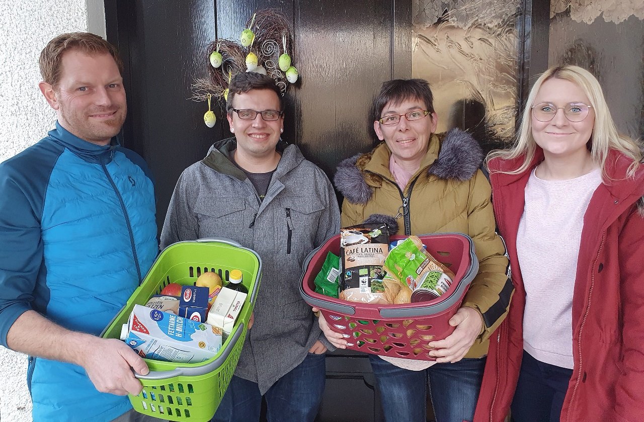Sich gegenseitig helfen: Corona-Einkaufsservice