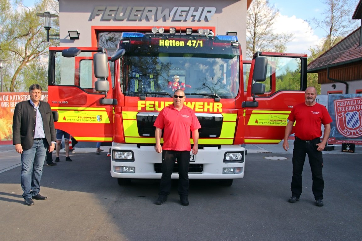 Große Freude bei Feuerwehr Hütten: Mit 47/1 zu Einsätzen