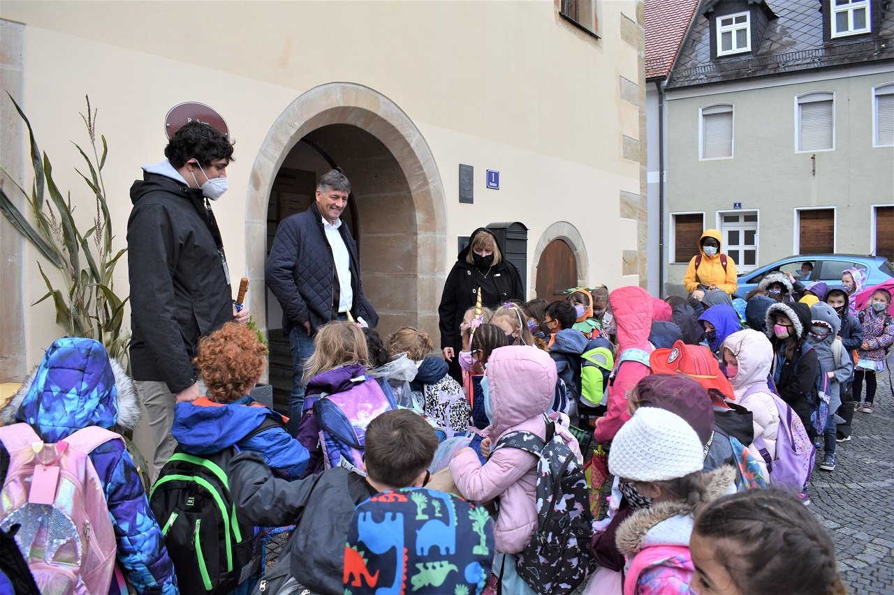 Amerikanischer Kindergarten überrascht Bürgermeister