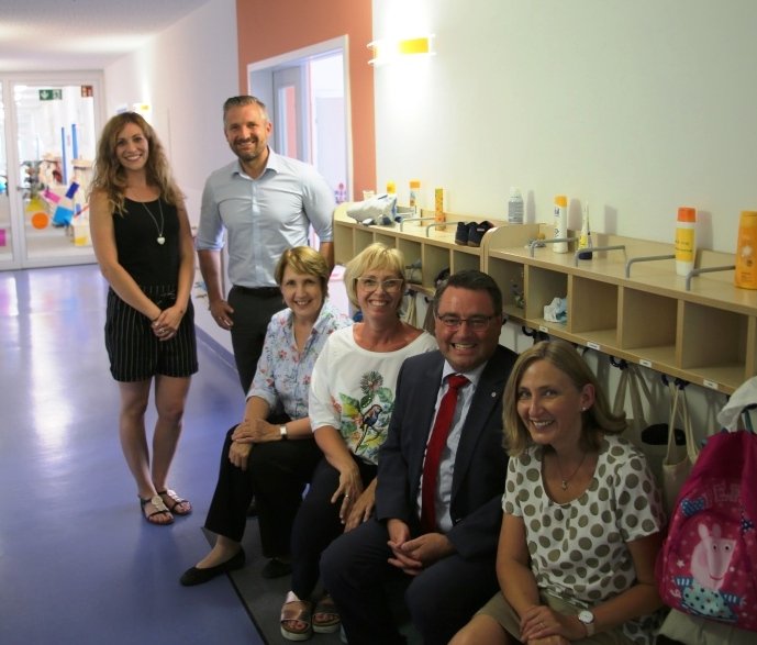 Besondere Gäste bei den „Klinikzwergen“