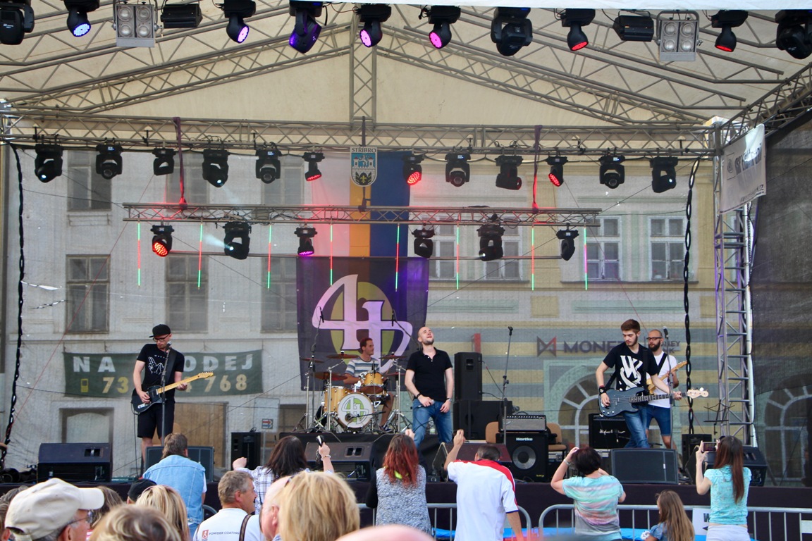 Vohenstraußer rocken Stadtfest-Bühne in Stříbro