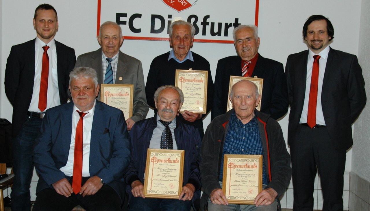 70 Jahre FC Dießfurt – den Mitgliedern gebührt die Ehre!