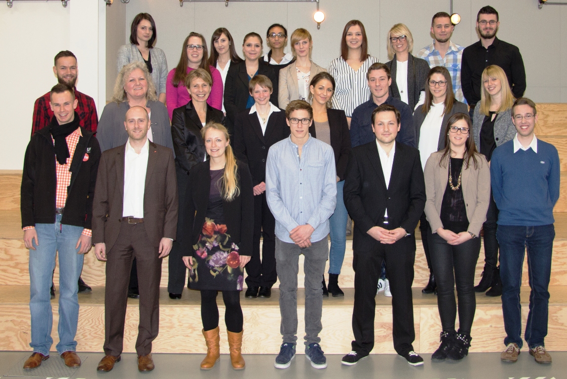 Zusammenarbeit von Studenten und Unternehmen