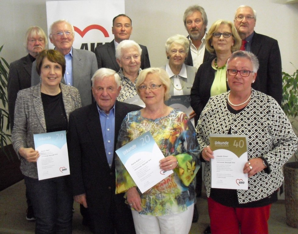 Für die Treue geehrt: Siedler treffen sich zur Jahreshauptversammlung