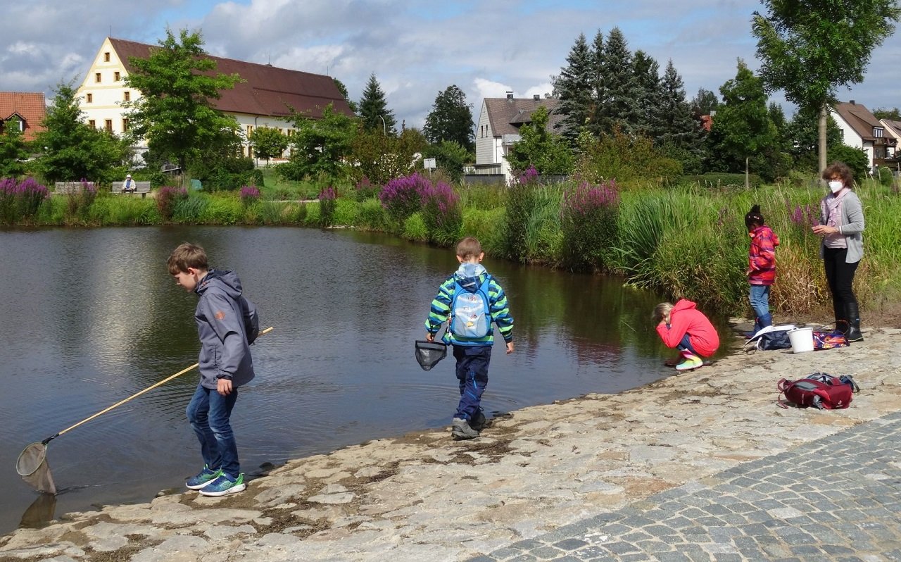 Auf Erkundungstour im Fischhofpark