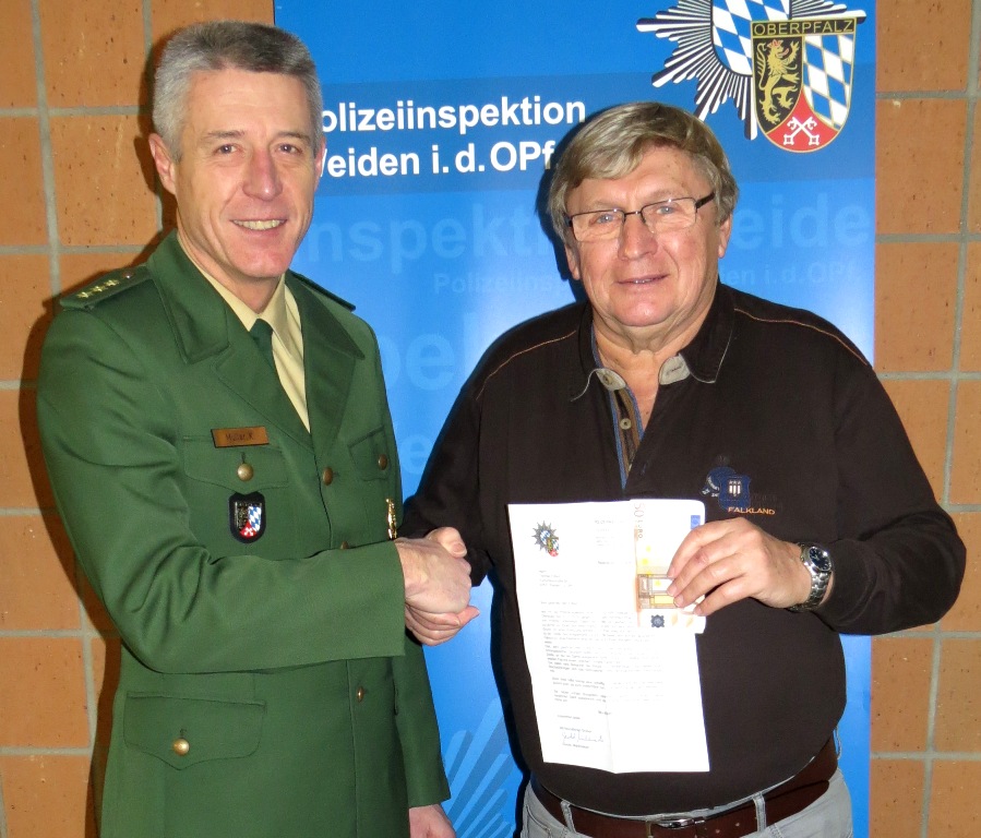 Straftat dank Thomas Fritsch aufgeklärt