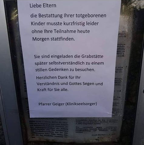Kinder auf Waldfriedhof beerdigt – ohne die Eltern