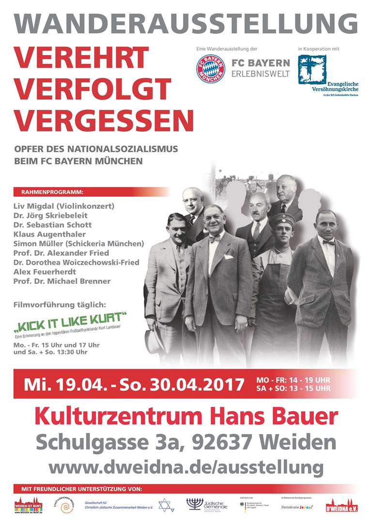 verehrt – verfolgt – vergessen – Die Opfer des Nationalsozialismus beim FC Bayern