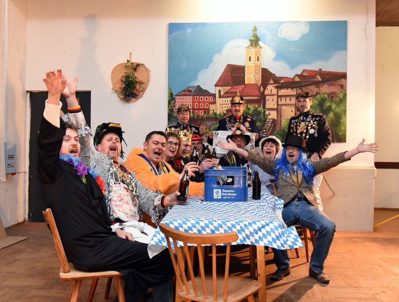Faschingshaudegen schwelgen in Erinnerungen