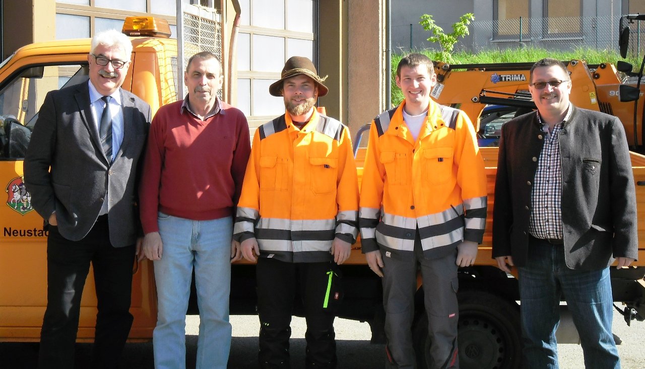 Unterstützung für den Bauhof: Zwei Neue im Team