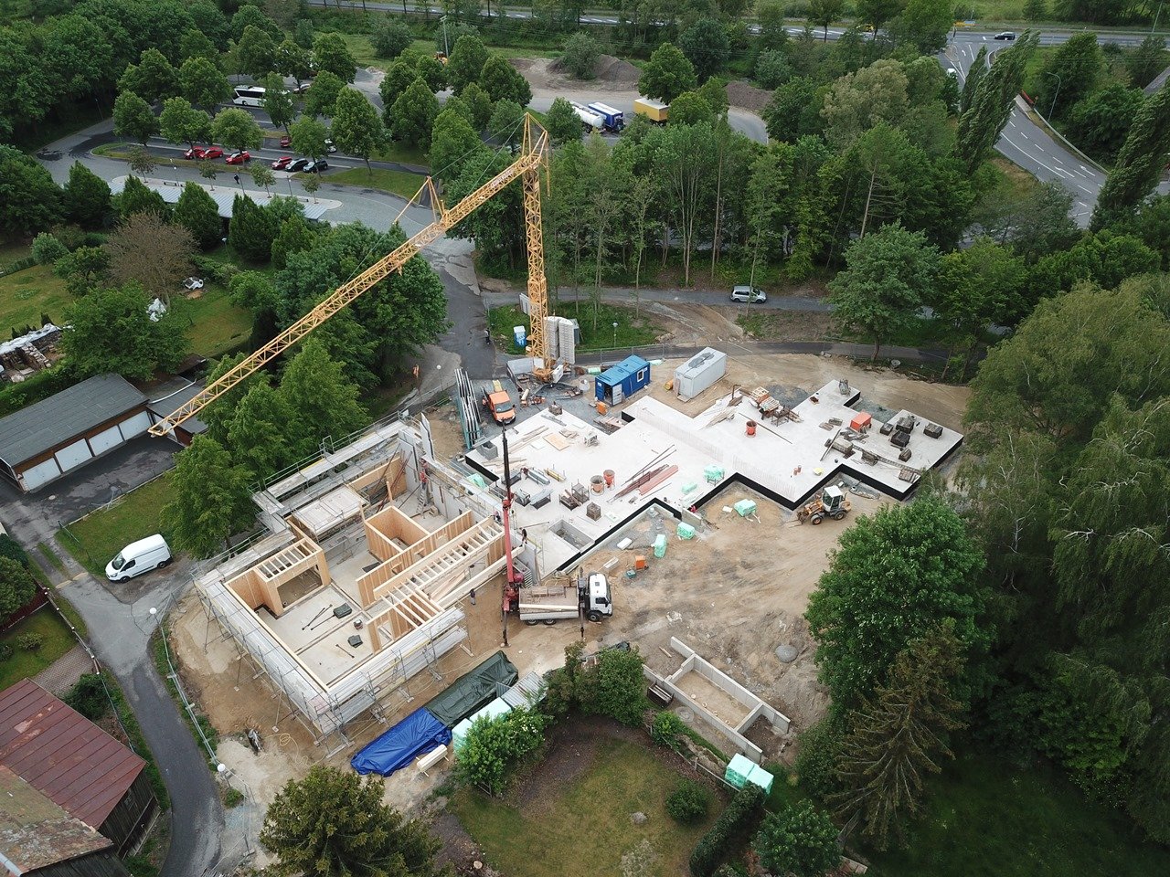 Übergangslösung für neuen Kindergarten