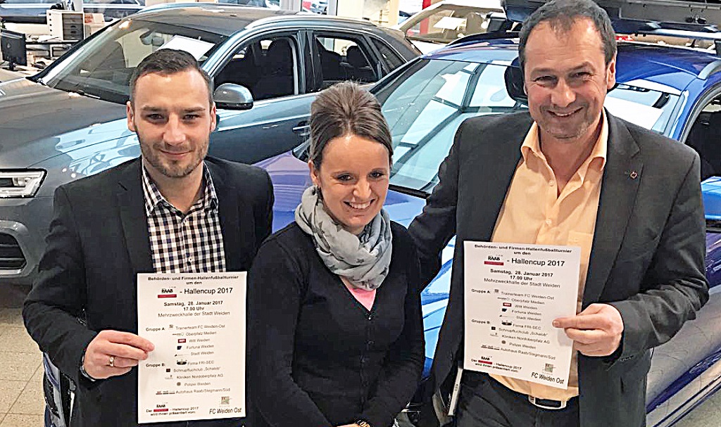 Firmen und Behörden kicken um „Audi Service“-Hallencup