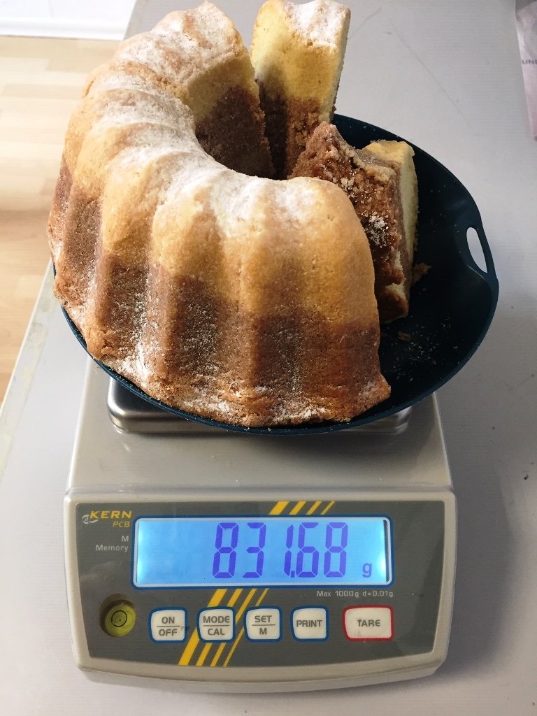 Kuchen mit berauschender Zutat