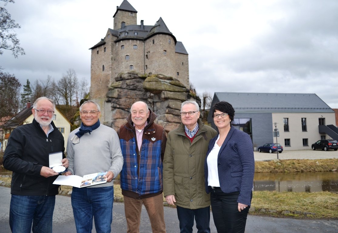 Eine echte Männerfreundschaft: Felix Magath in Falkenberg