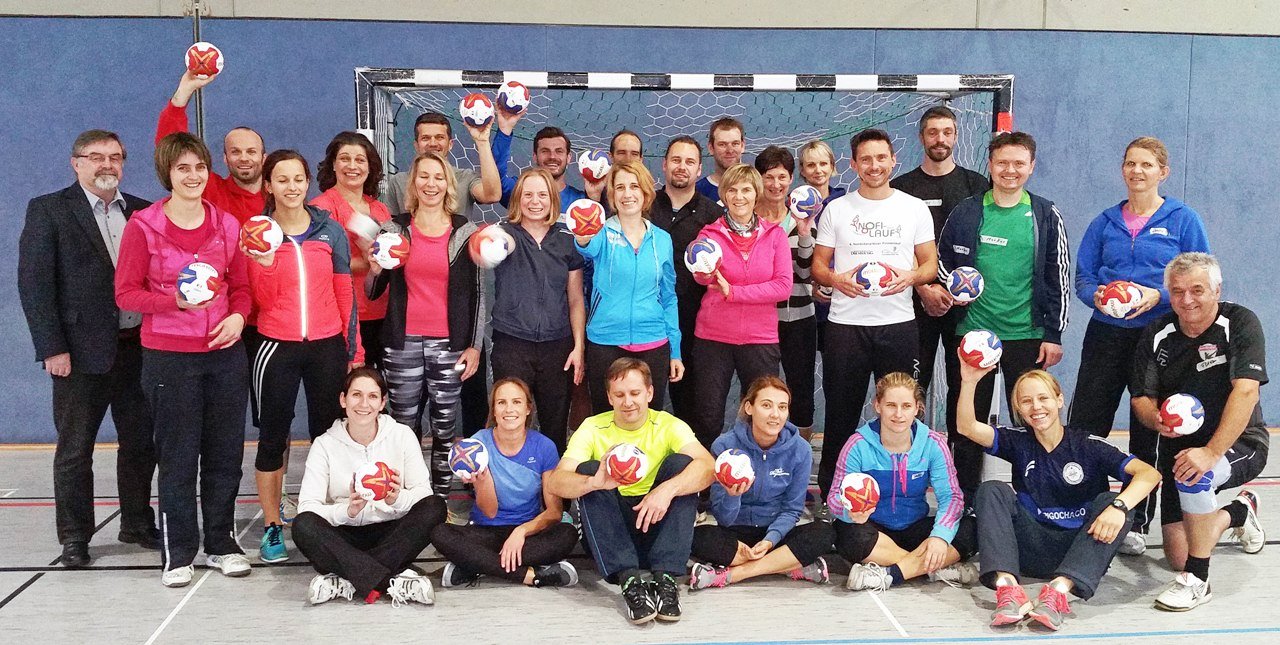 Tageslehrgang zum Handball findet großen Anklang