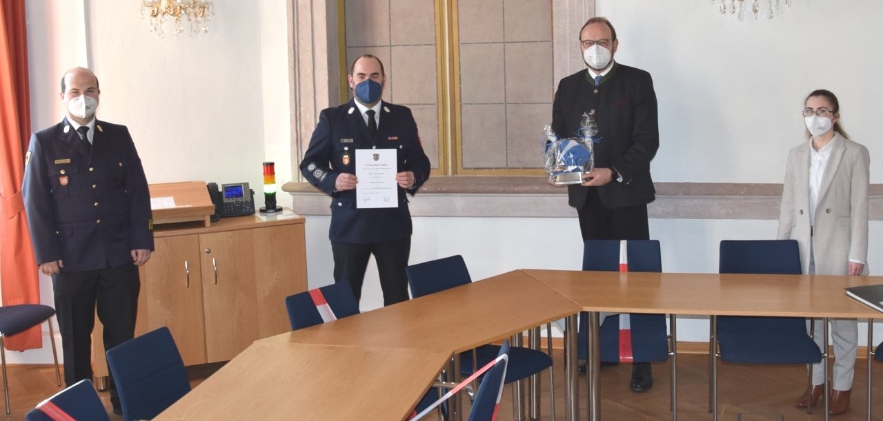 Katastrophenschutz in guten Händen: Manuel Bock jetzt Kreisbrandmeister