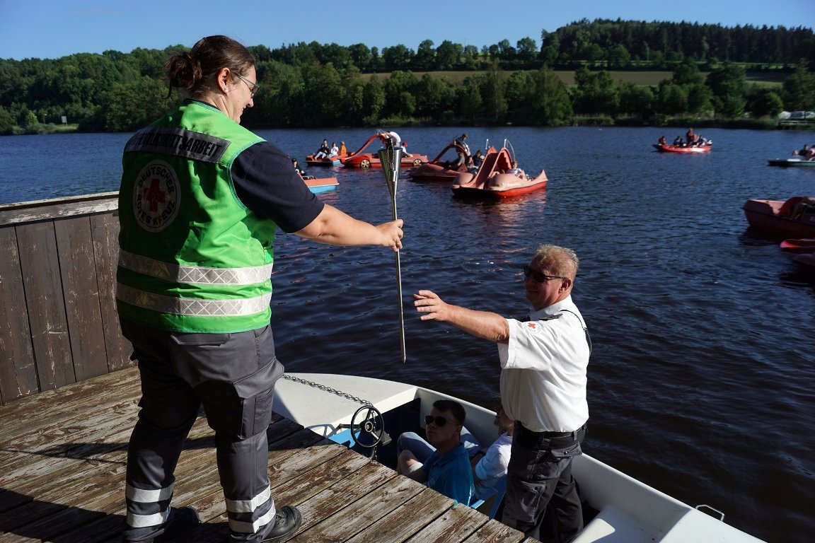 Fackel wandert von Münster – über Rußweiher – bis nach Solferino