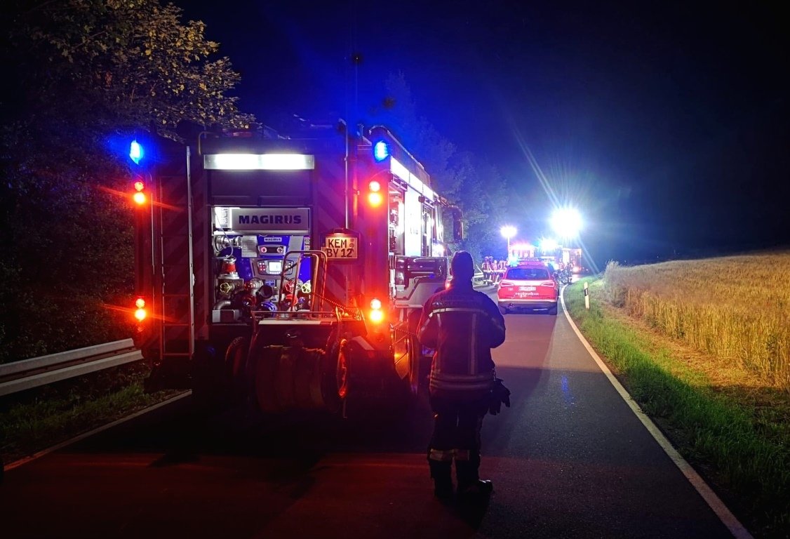 Unfall mit Reh – Motorradfahrer (18) schwer verletzt