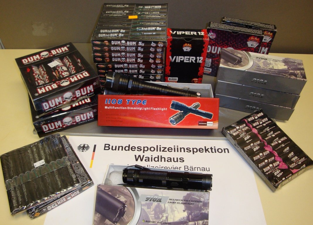 278 verbotene Böller und Schocker