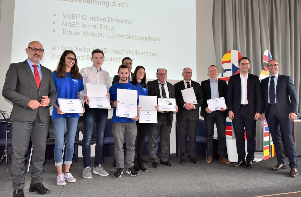 Erste Berufschule wird Botschafter!