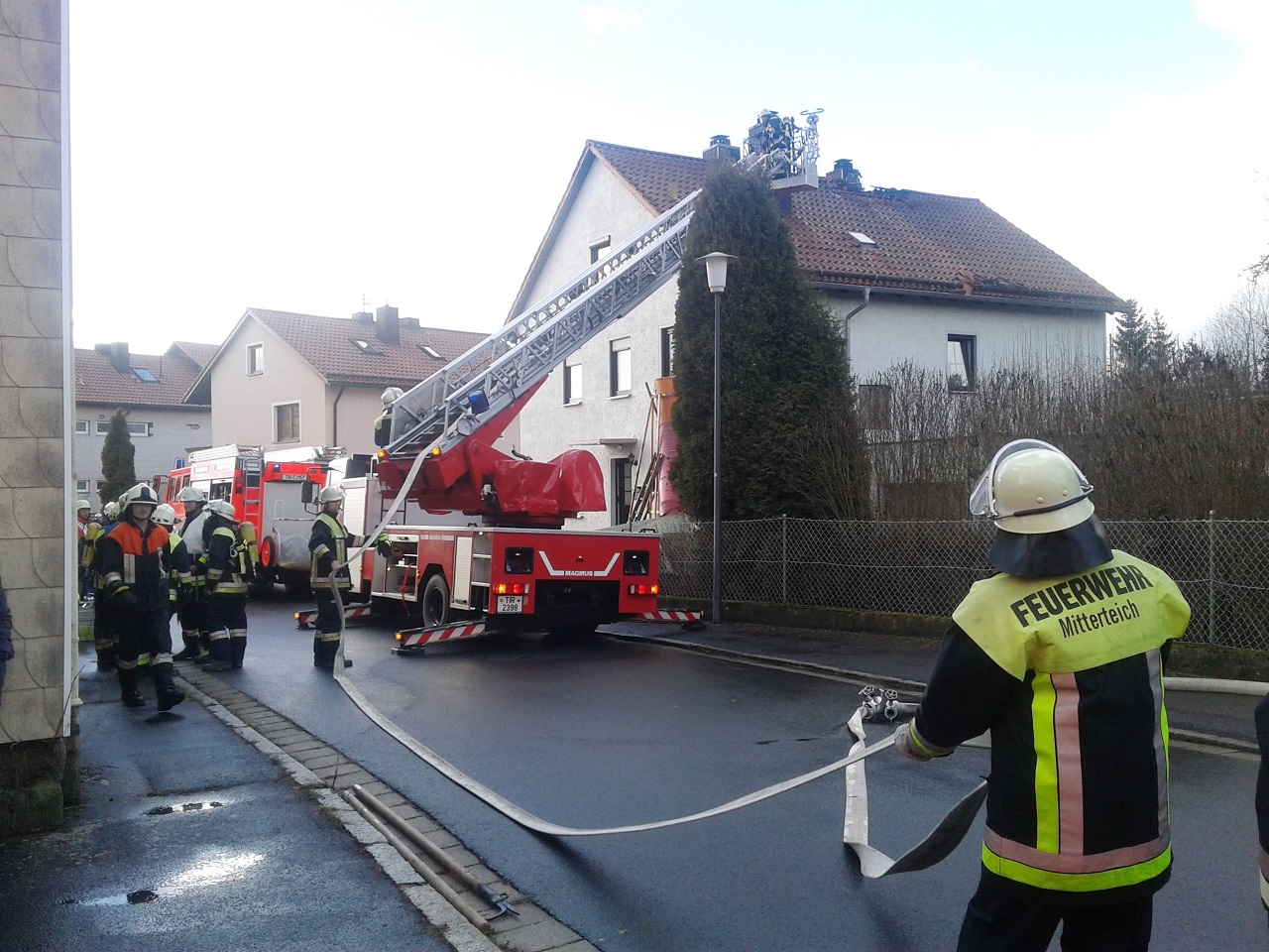 Nachbarn verhindern Schlimmeres: Brand in Wiesauer Wohnhaus