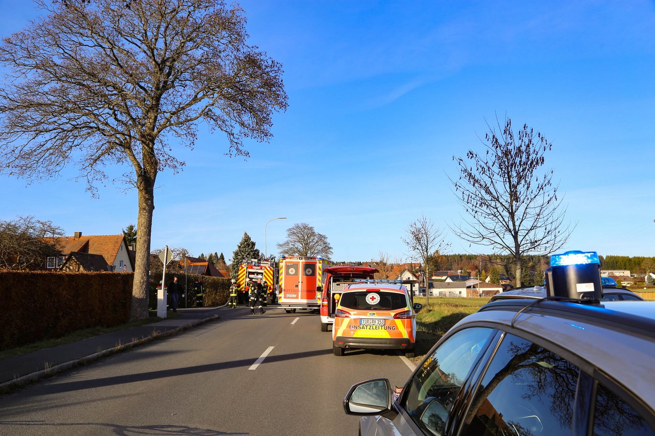 Kellerbrand in Einfamilienhaus