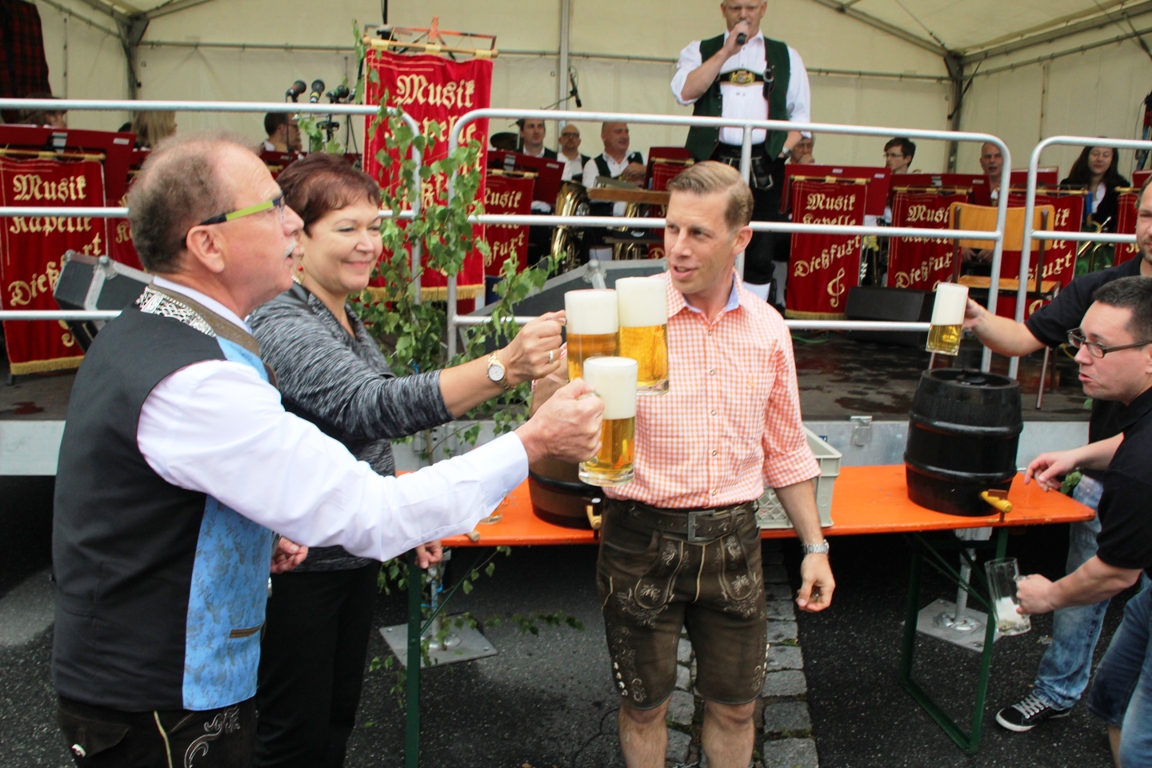 Hörbar gute Stimmung auf Pressather Bürgerfest