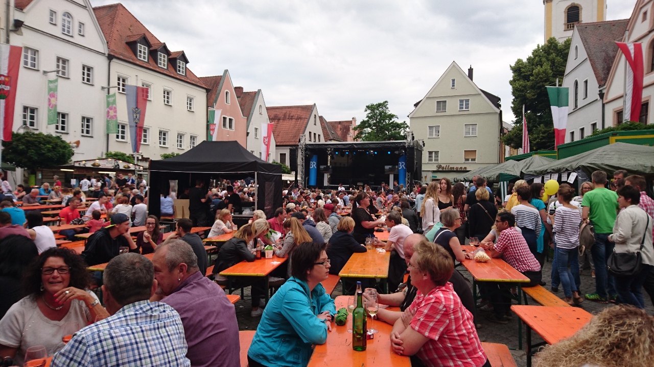 Bürgerfest Weiden: Straßensperren in der Fußgängerzone