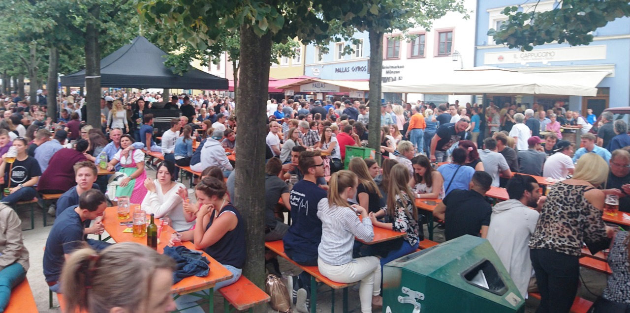 Fußgängerzone wegen Bürgerfest gesperrt