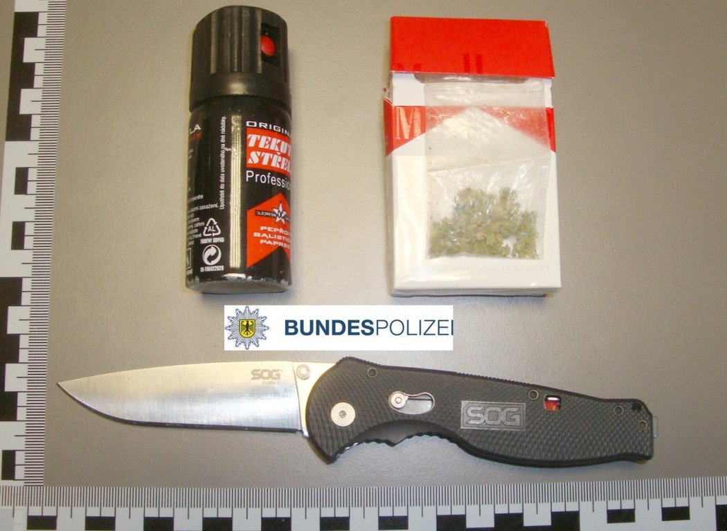 Ein Mann – mehrere Anzeigen von Bundespolizei