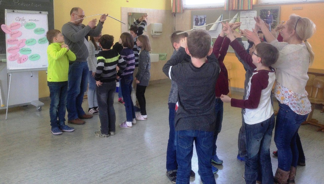 Gewaltprävention: Bundespolizei klärt Grundschüler auf
