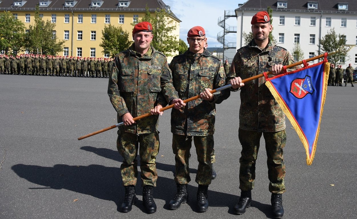 Soldaten treten an