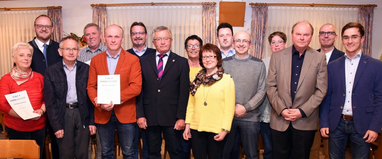 CSU Störnstein wählt neuen Vorsitzenden