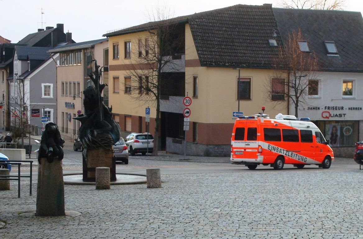 Situation vor Ort: Mitterteich im Ausnahmezustand