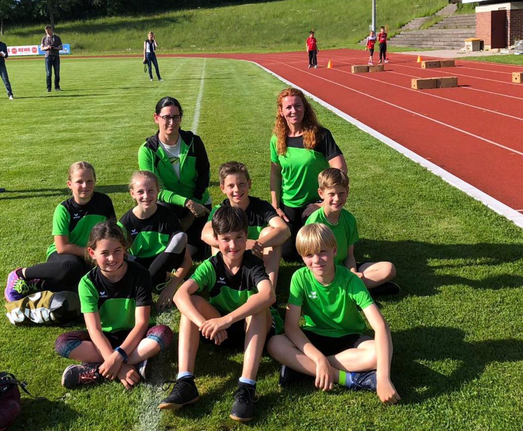 Nachwuchs-Leichtathleten holen ersten Platz