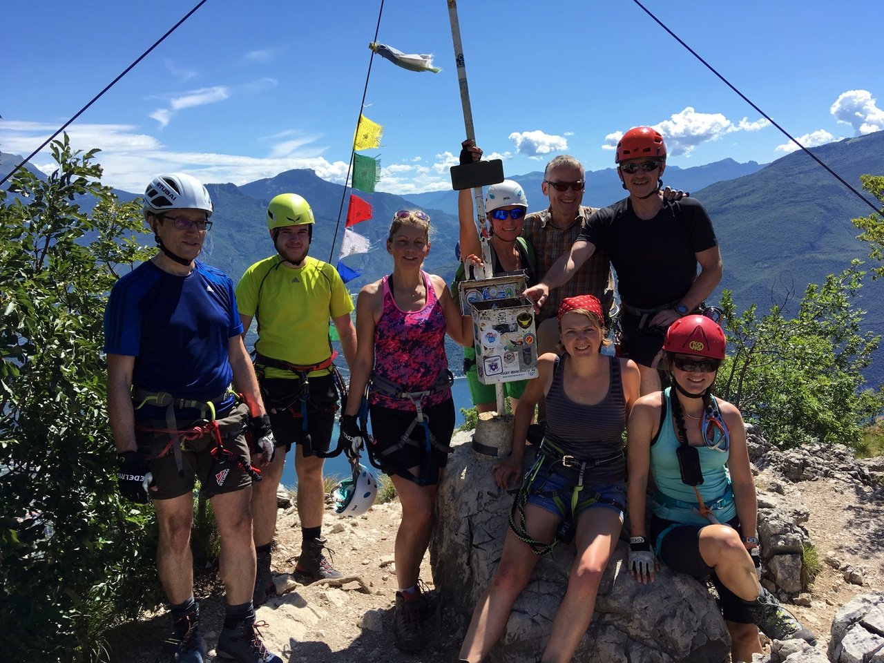 Luftige Klettersteige mit viel Panoramablick
