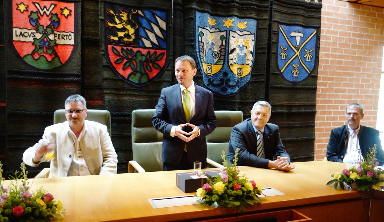 Rathaus-Empfang zum Landesverbandstag Metall 2017 in Weiden