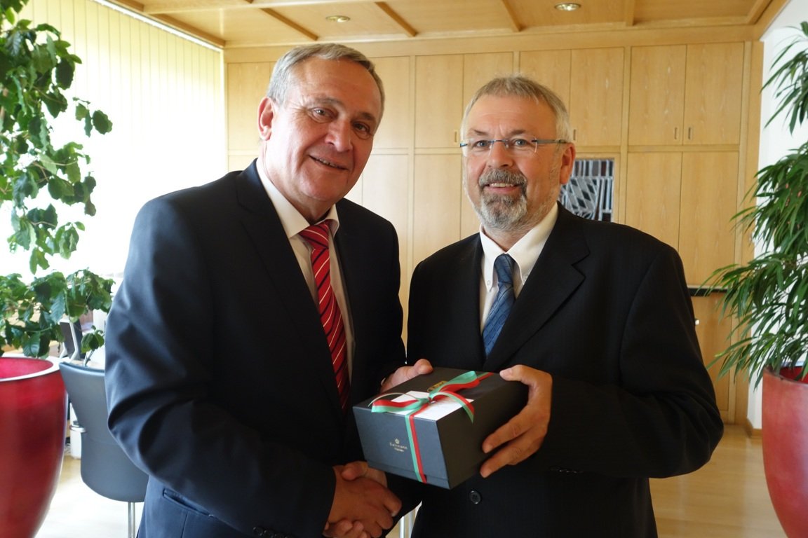 Generalstaatsanwalt Lothar Schmitt – Antrittsbesuch beim Oberbürgermeister