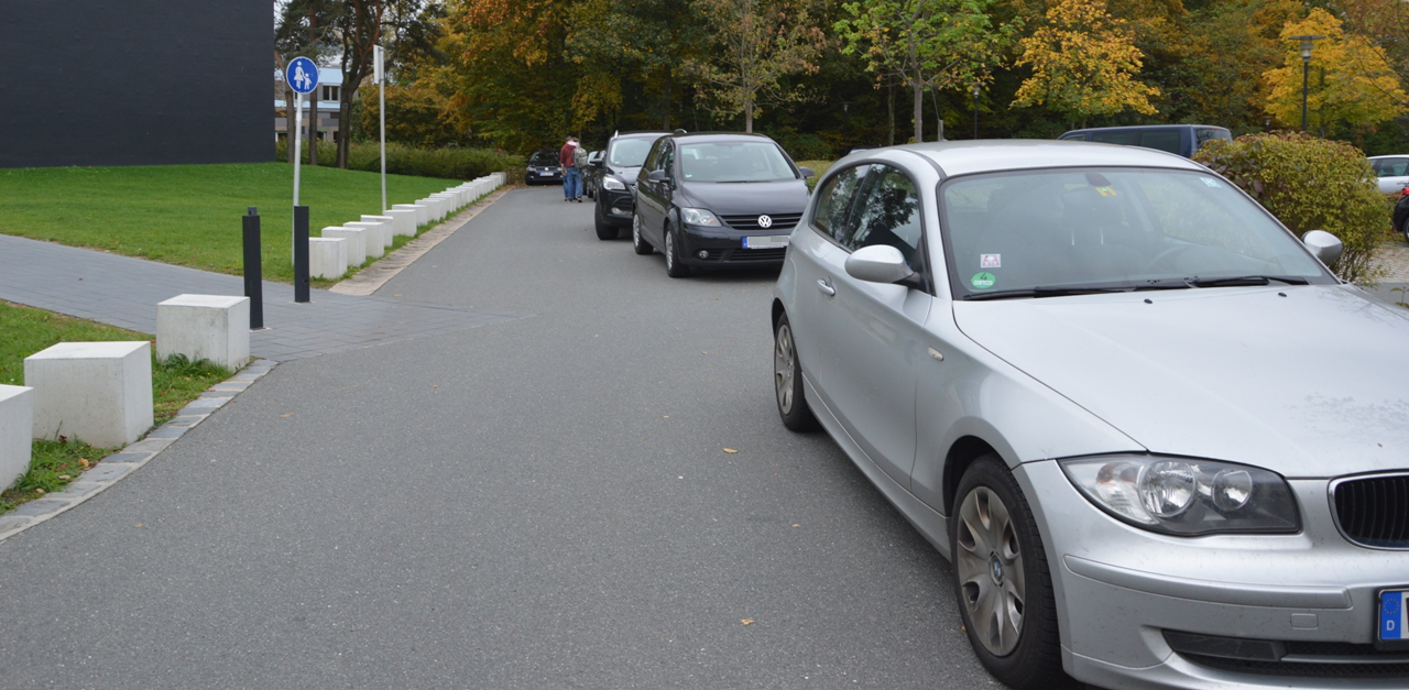 Auto verkratzt