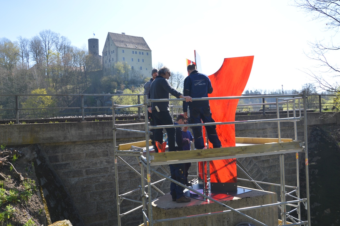 „The Angel has landed“ – Friedensengel in Windischeschenbach