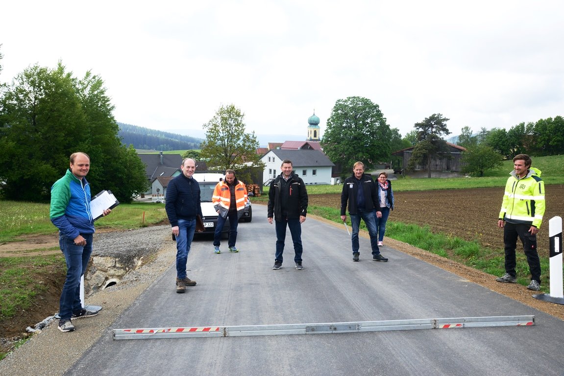 Gemeindeverbindungsstraße wieder befahrbar: Über 1 Million Euro investiert