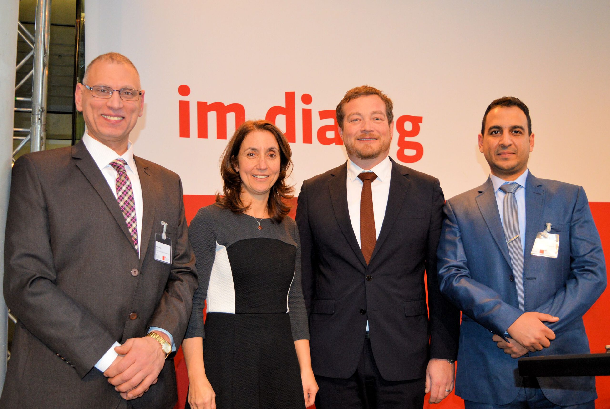 Maher Khedr und Dr. Mohamed Saad bei SPD-Islamkonferenz in Berlin