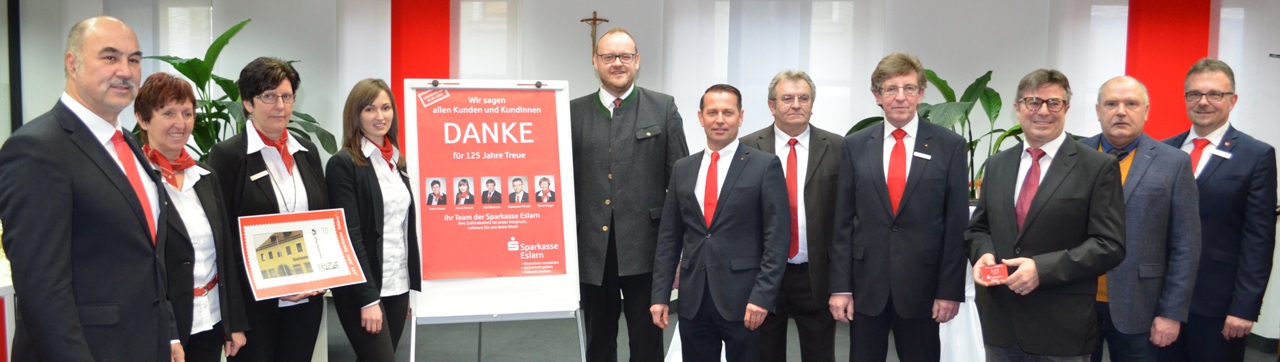 Sparkasse Eslarn feiert 125-jähriges Jubiläum